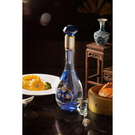 梦 三 水晶版 52度 Yanghe Dream Blue M3 Baijiu (Classic Chinese Liquor) 52% ABV - 550ml